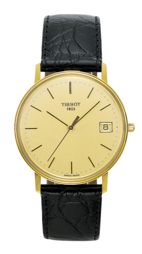 Tissot Goldrun Hesalite Yellow Gold / Champagne